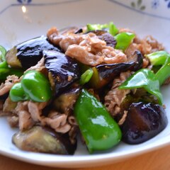 簡単 牛肉 なす ピーマンのオイスターソース炒め レシピ 作り方 By Asami0418 楽天レシピ